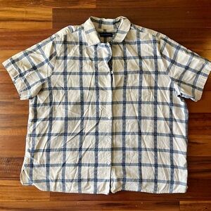 90s Plaid Collared Shirt